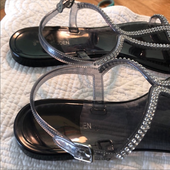 Steve Madden Unique Jelly Bean Rhinestone Sandals - Picture 7 of 8